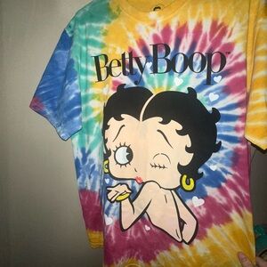Betty Boop Tie-Dye T-Shirt women’s size 1x